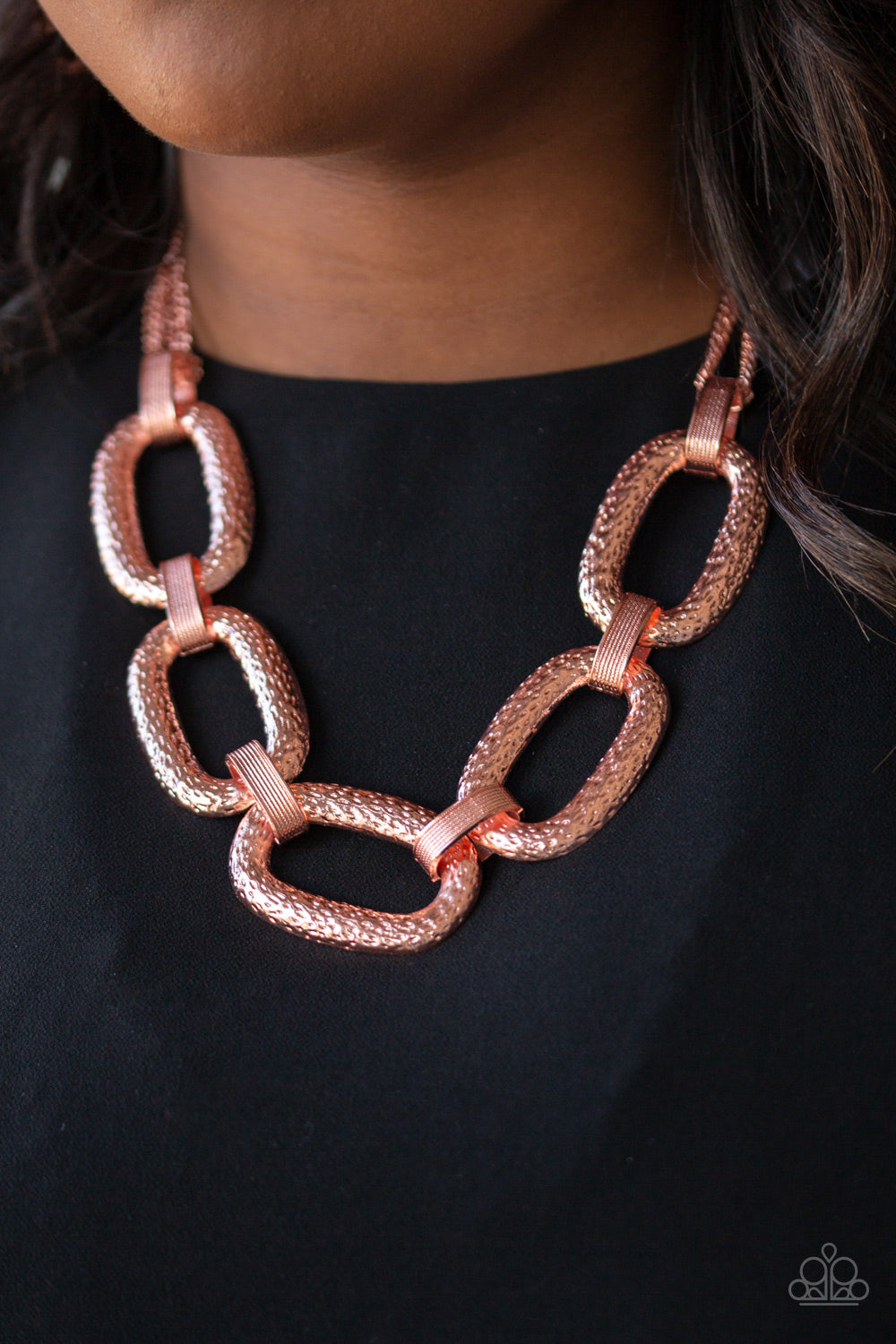 Paparazzi shiny copper deals necklace