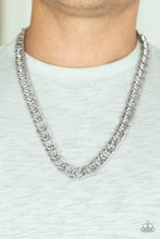 Load image into Gallery viewer, Omega - Silver Urban Necklace-Paparazzi Accessories - Paparazzi Accessories