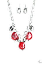 Load image into Gallery viewer, Looking Glass Glamorous - Red Necklace-Paparazzi Accessories - Paparazzi Accessories