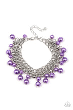 Load image into Gallery viewer, Duchess Diva - Purple  Bracelet-Paparazzi Accessories - Paparazzi Accessories