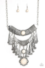 Load image into Gallery viewer, Sahara Royal - White Necklace - Paparazzi Accessories - Paparazzi Accessories