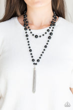 Load image into Gallery viewer, Social Hour - Black Beaded Necklace - Paparazzi Accessories - Paparazzi Accessories
