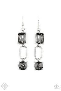 Shameless Sparkle Silver Earrings - Paparazzi Accessories - Paparazzi Accessories