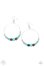 Load image into Gallery viewer, Serenely Southwestern Blue Earring - Paparazzi Accessories - Paparazzi Accessories