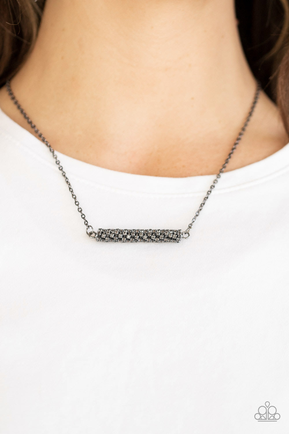 Paparazzi -Timelessly Twinkling - Black Necklace | Fashion