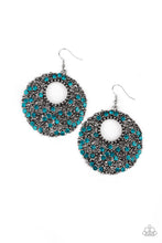 Load image into Gallery viewer, Starry Showcase - Blue Earring - Paparazzi Accessories - Paparazzi Accessories