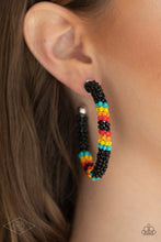 Load image into Gallery viewer, Paparazzi - Bodaciously Beaded - Black Earrings - Paparazzi Accessories