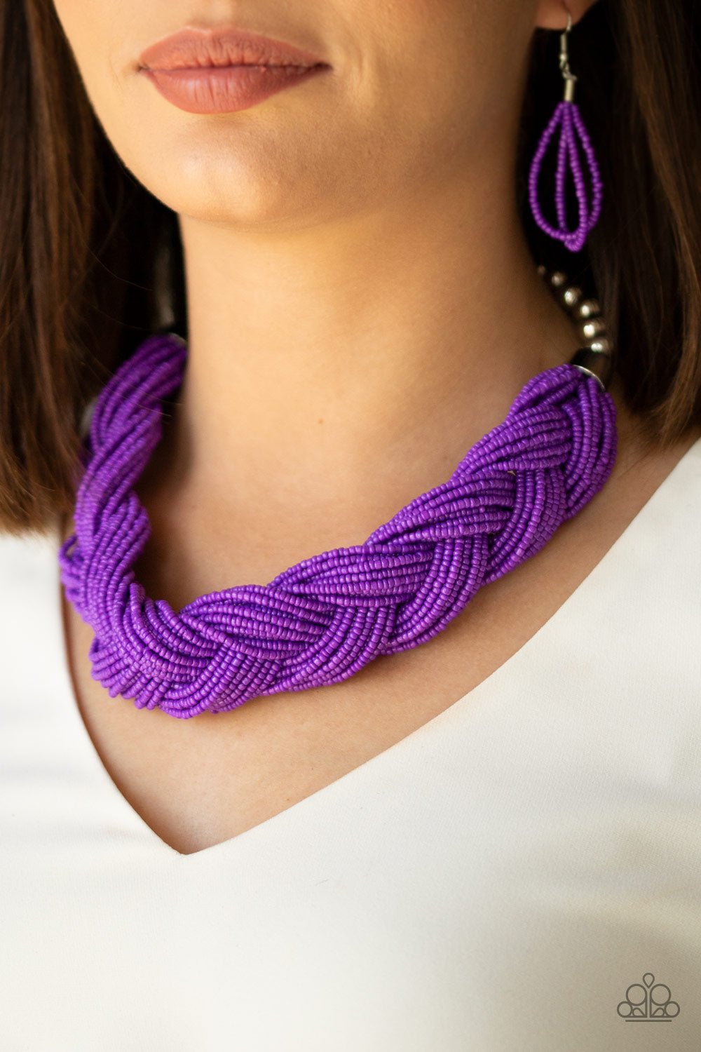 The Great Outback - Purple Necklace- Paparazzi Accessories - Paparazzi Accessories