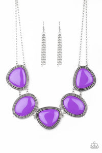 Viva La Vivid - Purple Necklace - Paparazzi Accessories - Paparazzi Accessories