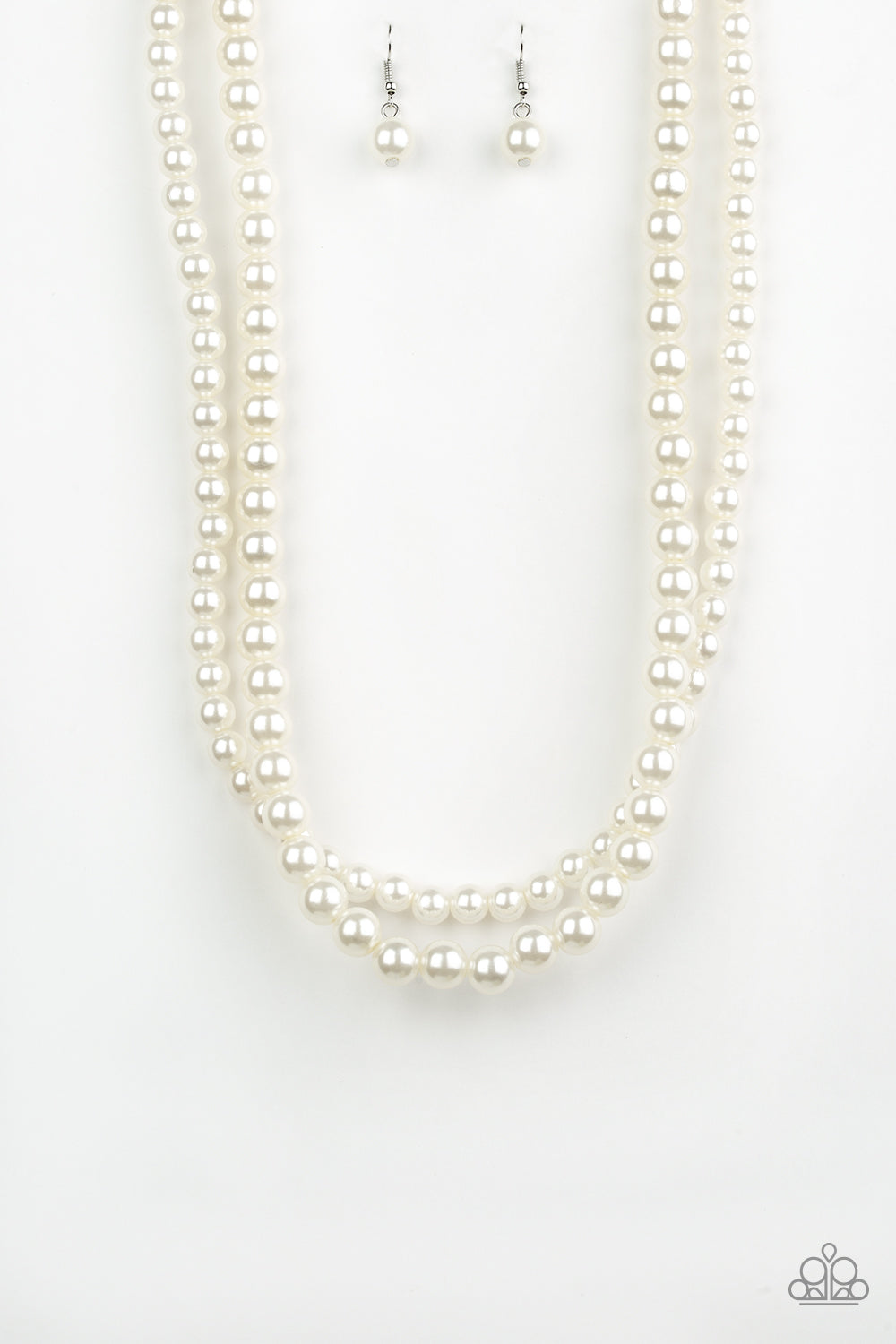 Paparazzi Necklaces - Paparazzi Pearl Prodigy White Pearl Necklace 