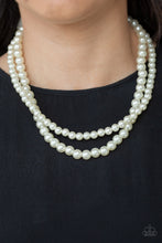 Load image into Gallery viewer, Woman Of The Century - White Pearl Necklace - Paparazzi Accessories - Paparazzi Accessories