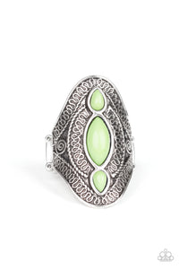 Paparazzi - Kindred Spirit - Green Ring - Paparazzi Accessories