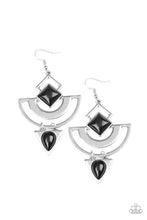Load image into Gallery viewer, Paparazzi - Geo Gypsy Black - Earring - Paparazzi Accessories