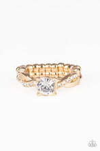 Load image into Gallery viewer, Prim and Proper - Gold Ring - Paparazzi Accessories - Paparazzi Accessories