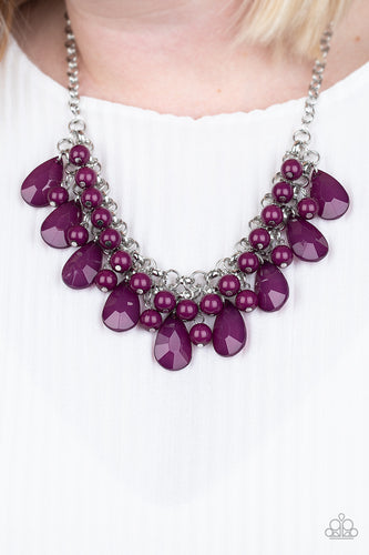 Paparazzi - Endless Effervescence - Purple Necklace - Paparazzi Accessories