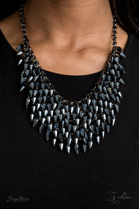 Paparazzi - The Heather Blue Zi Collection Necklace - Paparazzi Accessories