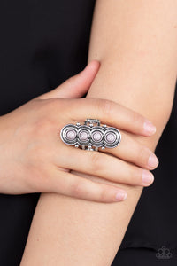 Paparazzi -  Terra Trinket - Silver-Ring - Paparazzi Accessories