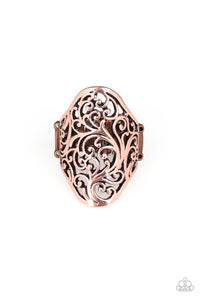 Paparazzi - Vine Vibe - Copper Ring - Paparazzi Accessories