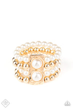 Load image into Gallery viewer, Paparazzi - WEALTH - Conscious -Gold Pearl Bracelet - Paparazzi Accessories