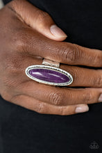 Load image into Gallery viewer, Paparazzi - Stone Mystic - Purple Ring - Paparazzi Accessories