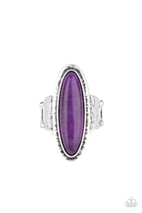 Paparazzi - Stone Mystic - Purple Ring - Paparazzi Accessories