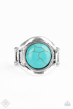 Load image into Gallery viewer, Paparazzi - Mojave Native -  Blue Ring - Paparazzi Accessories