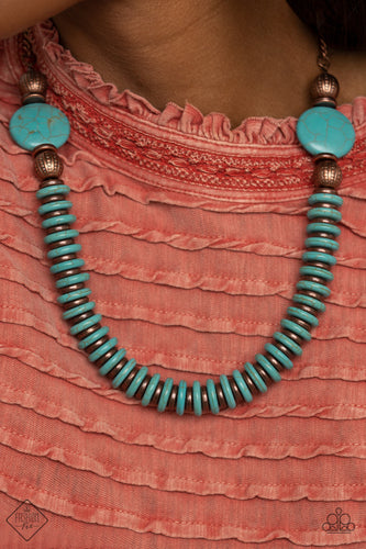 Paparazzi - Desert Revival -Copper Necklace - Paparazzi Accessories