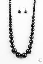 Load image into Gallery viewer, Paparazzi - Effortlessly Everglades - Black Wood Necklace - Paparazzi Accessories