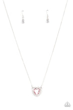 Load image into Gallery viewer, Paparazzi Paparazzi - Out Of the GLITTERY-ness of Your Heart Pink Necklace Jewelry