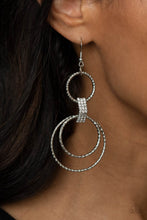 Load image into Gallery viewer, Paparazzi - Getting Hitched - White Earrings - Paparazzi Accessories