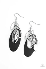 Load image into Gallery viewer, Paparazzi Paparazzi - Ambitious Allure- Black Earring Apparel &amp; Accessories