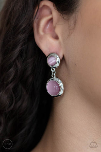 Paparazzi Paparazzi - Subtle Smolder - Pink Clip-On Earrings PRE ORDER Earrings