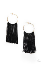 Load image into Gallery viewer, Paparazzi Paparazzi - Flauntable Fringe - Gold Hoop Earrings-PRE ORDER Earrings