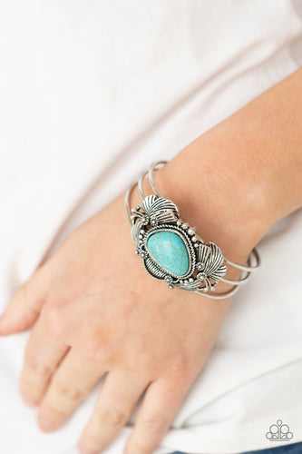 Paparazzi Paparazzi - Western Wonderland - Blue Bracelet Jewelry