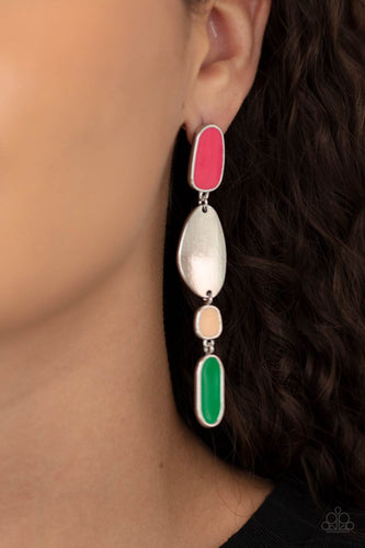 Paparazzi Paparazzi - Deco By Design - Multi Earrings Earrings