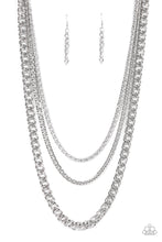 Load image into Gallery viewer, Paparazzi Paparazzi - Chain of Champions - Silver Necklace Jewelry
