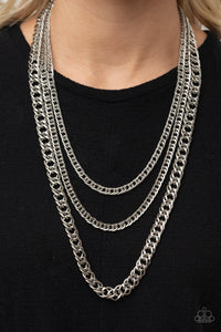 Paparazzi Paparazzi - Chain of Champions - Silver Necklace Jewelry