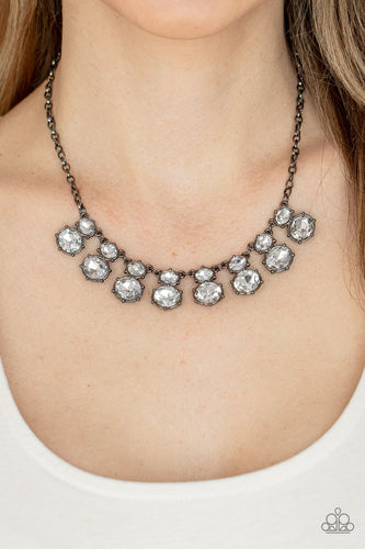 Paparazzi Paparazzi - Cosmic Countess - Black Necklace Jewelry