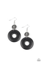 Load image into Gallery viewer, Paparazzi Paparazzi - Earthy Epicenter - Black Earrings Earrings