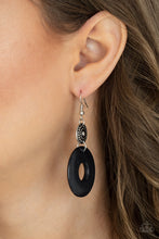 Load image into Gallery viewer, Paparazzi Paparazzi - Earthy Epicenter - Black Earrings Earrings
