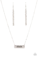 Load image into Gallery viewer, Paparazzi Paparazzi - Blessed Mama - Silver Bar Necklace Jewelry