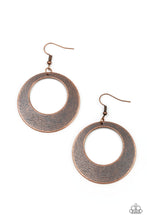 Load image into Gallery viewer, Paparazzi Paparazzi - Outer Plains - Copper Hoop Earrings Earrings