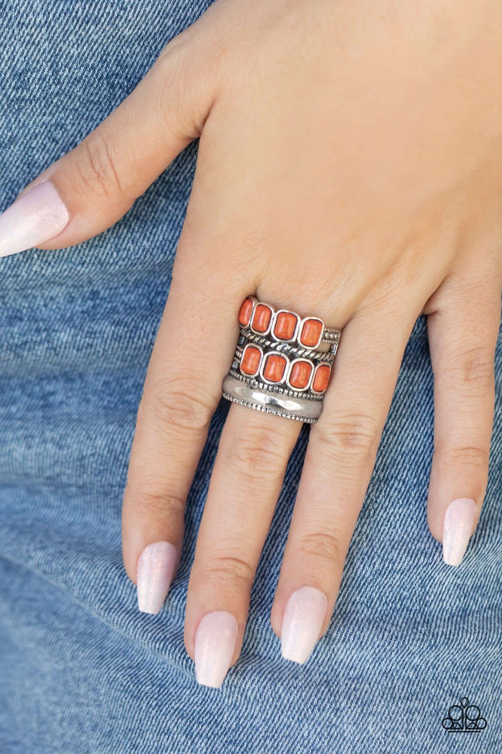 Paparazzi orange ring store