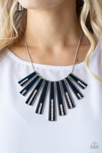 Paparazzi Paparazzi - FANtastically Deco - Blue Necklace Necklaces