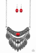 Load image into Gallery viewer, Island Queen Red Necklace - Paparazzi Accessories - Paparazzi Accessories