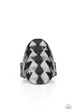 Load image into Gallery viewer, Paparazzi Paparazzi - Ferociously Faceted - Black Ring Jewelry