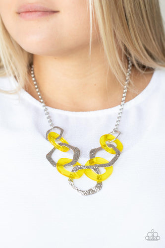 Paparazzi Paparazzi - Urban Circus - Yellow Necklace Necklaces