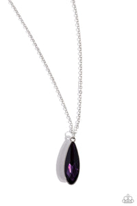 Prismatically Polished - Purple Necklace