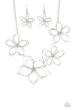 Load image into Gallery viewer, Paparazzi Paparazzi - Flower Garden Fashionista - Silver Necklace Jewelry