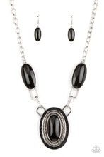 Load image into Gallery viewer, Paparazzi Paparazzi - Count to TENACIOUS - Black Necklace Jewelry